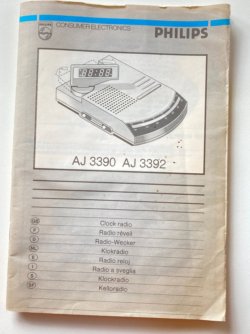 Philips Wecker: Philips Radiowecker AJ 3392 – Gebraucht aus Chur von Hermes421 3