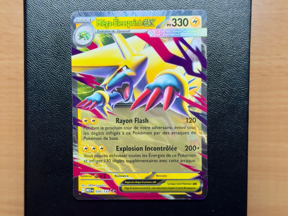 mega manectric pokemon card - ex - 158/132 - ME01: Mega Evolution (MEG) - Ultra Rare - Full Art When 1 of your Pokmon becomes a Mega Evolution Pokmon Mega Manectric ex (050/132) [Mega