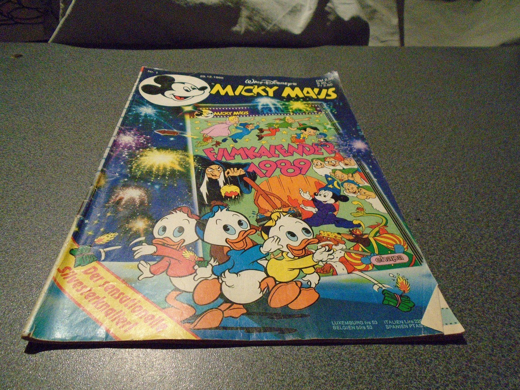 Comics: Micky Maus 29.12.1988, No. 1 – Gebraucht aus Zürich von abraxas1291