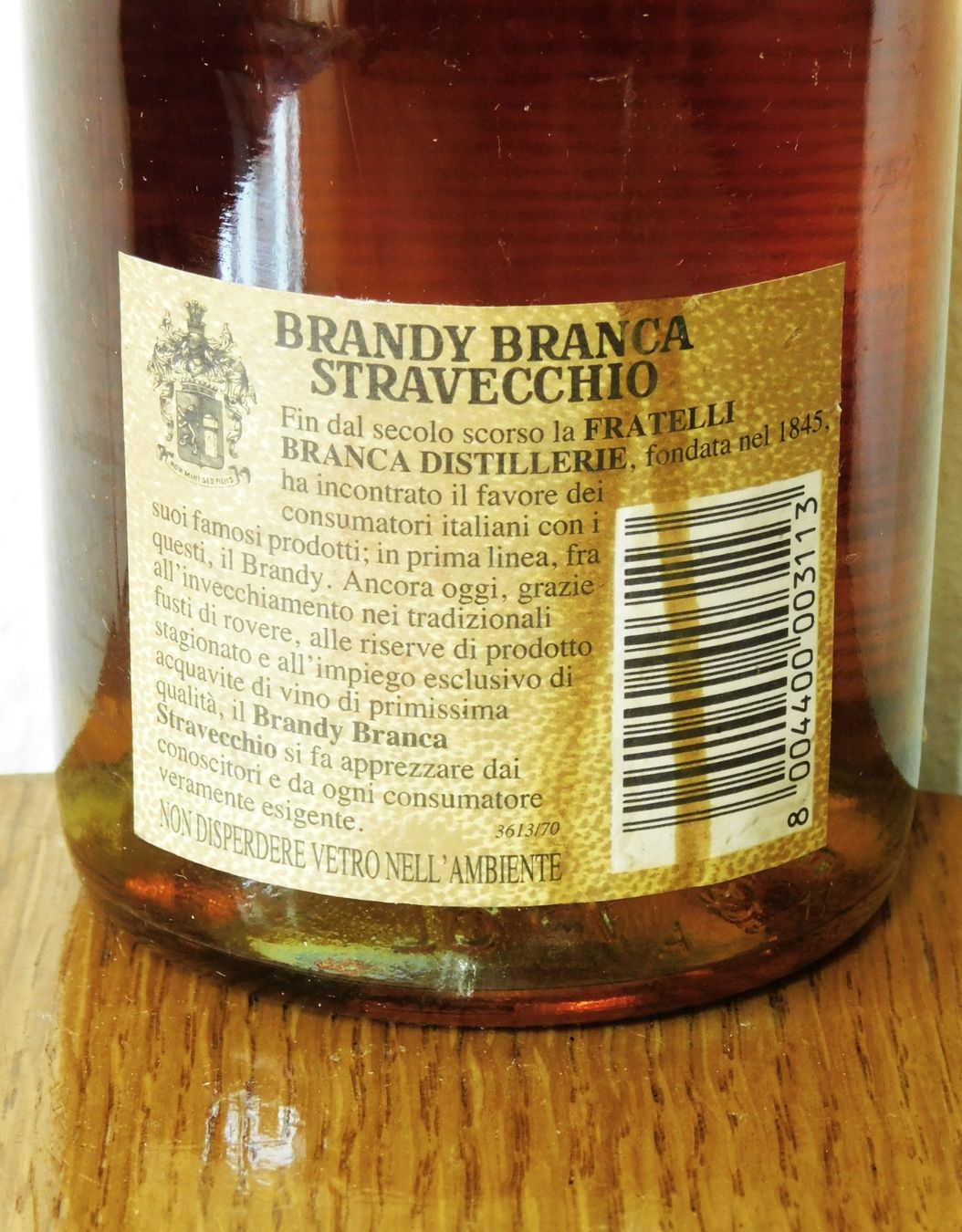 Spirituosen: Branca Stravecchio Brandy. 1990s – Neu (gemäss Beschreibung) aus Emmenbrücke von Ulisse-22 3