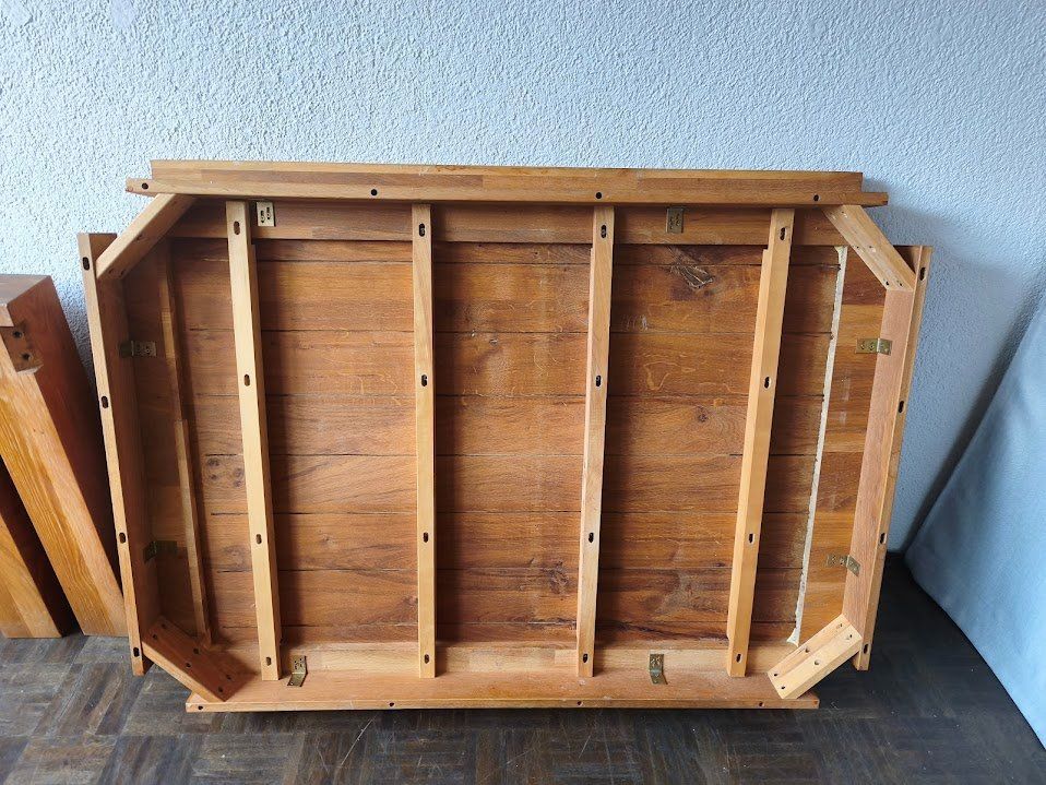 Tische: Massiver Tisch Holz Eiche 140x77x100cm Stabil Esstisch – Gebraucht aus Toffen von Immo-Erben 7