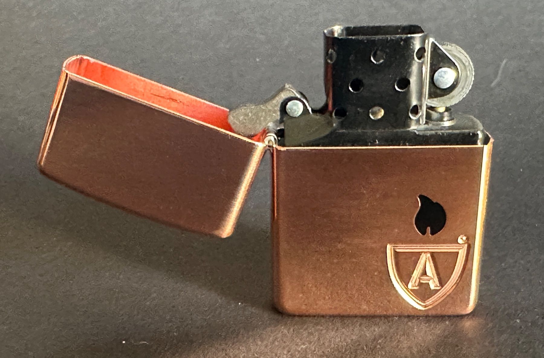 Zippo Accendini: SOLID COPPER ARMOR ZIPPO LIMITED EDITION BLACK INSERT NEU – Nuovo e nell'imballaggio originale da Untersiggenthal venduto da zippjoe 4