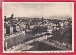 ZÜRICH, AN DER LIMMAT, HAUPTBAHNHOF, 28.12.1936