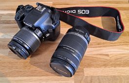 Canon 550D mit 2 Objektiven und viel Zubehör