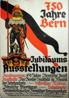 750 Jahre Bern - Jubiläums Ausstellungen - Original Plakat
