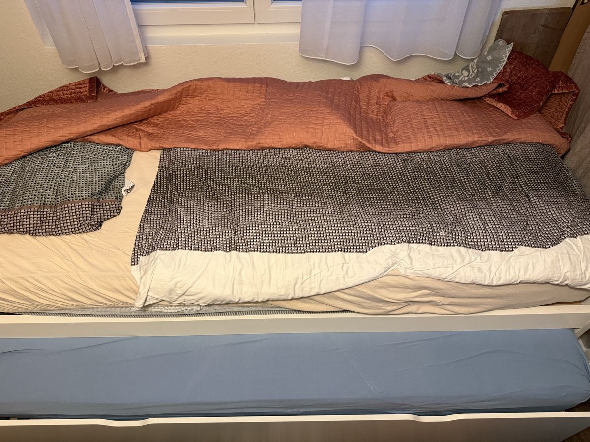 Betten: Ausziehbett, weiss, – Gebraucht aus Gachnang von redalf 1