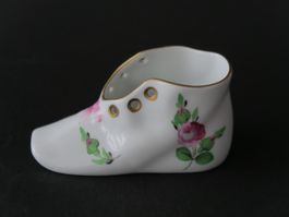 Porzellan Schuh von HEREND * Vienna Rose / Wiener Rose *