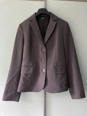 Benetton Anzug / Damen / Grau gestreift / Gr. 40&44 / Neu