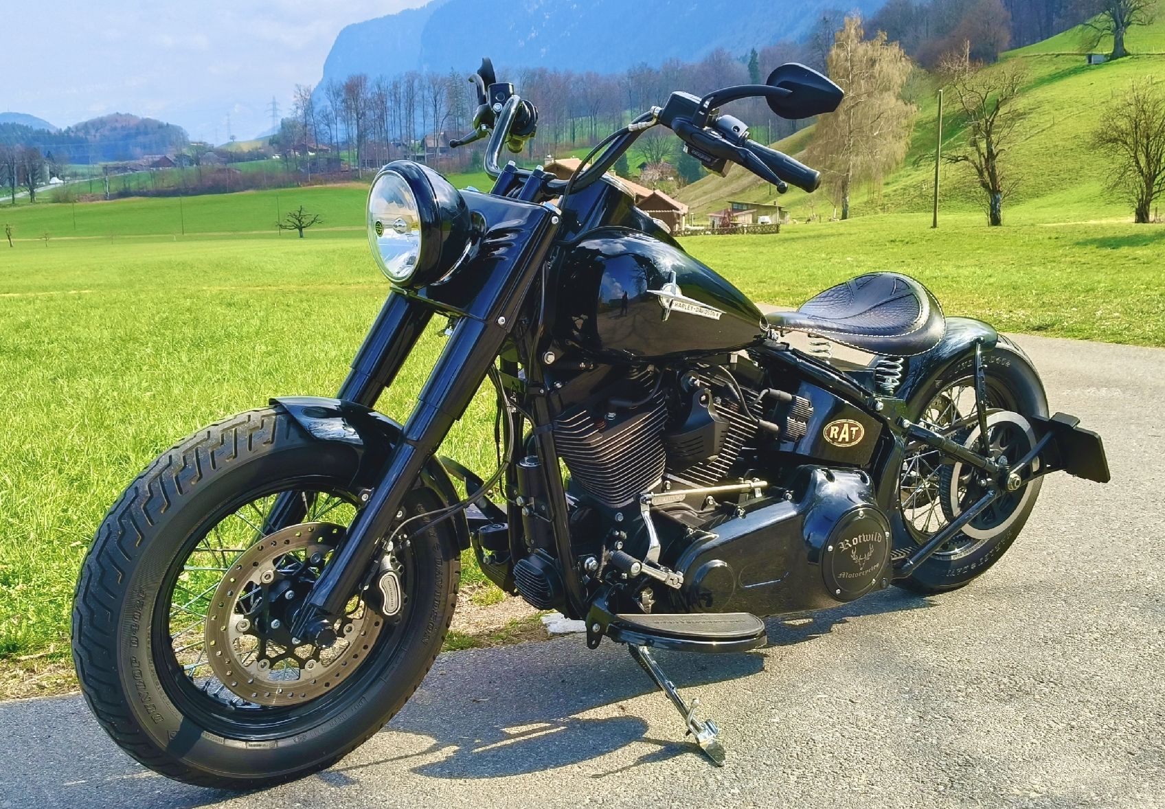 Harley-Davidson Chopper: Harley Davidson Softail Slim 110S – Usato da Pohlern venduto da MotoDaenu 2