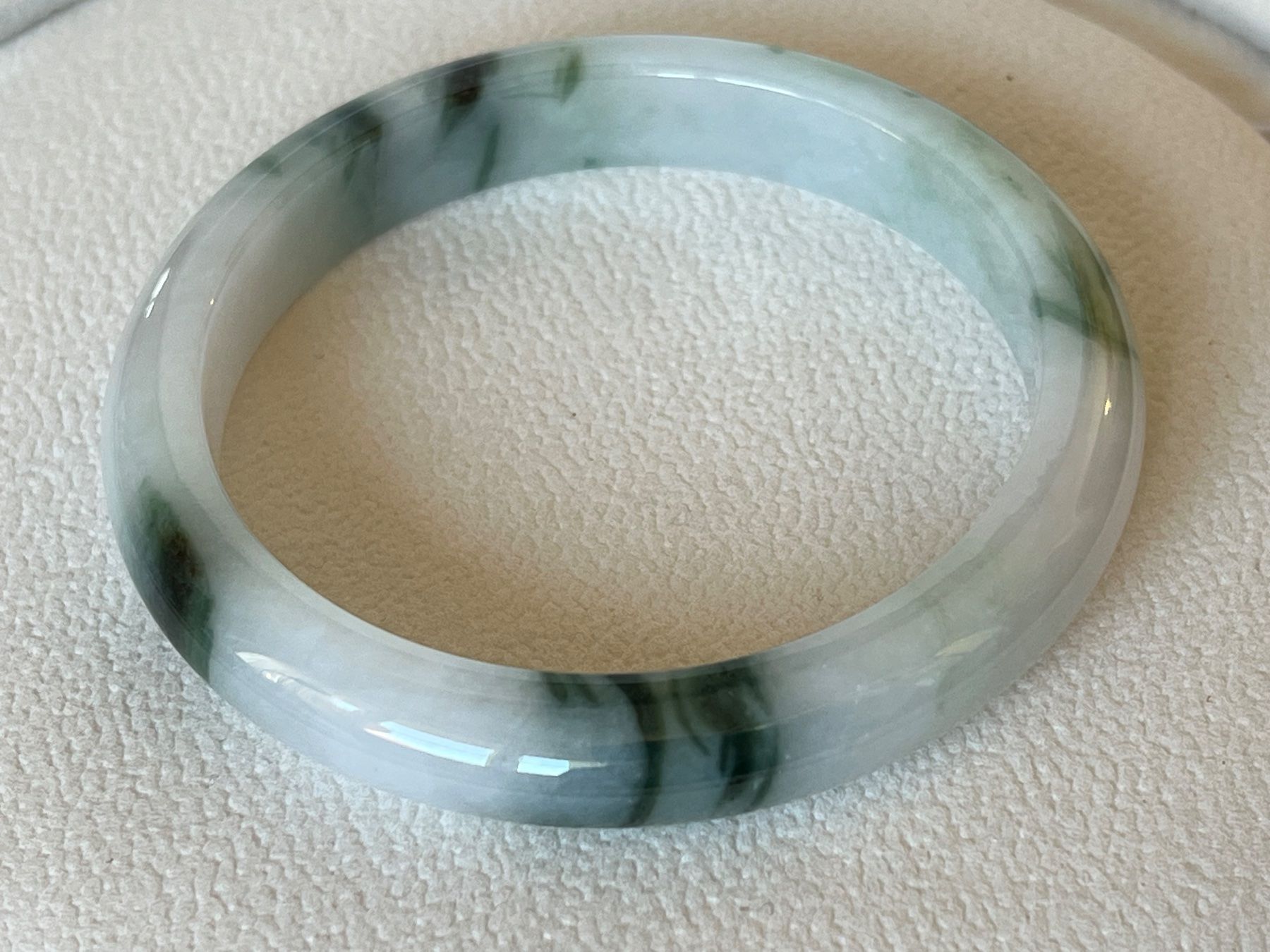 Bracciali & Braccialetti: Armreif Jadeite-Jade 59 mm Typ A – Nuovo (secondo la descrizione) da Bern venduto da Steinfieber 2