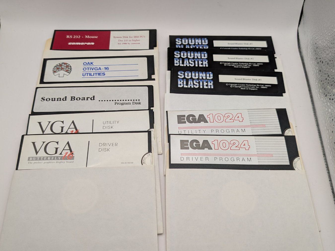 Disketten: Floppy Disketten - VGA / EGA / Sound Blaster / DOS-Treiber – Gebraucht aus Bad Ragaz von MR_BR