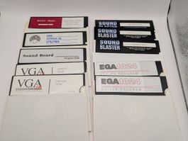Floppy Disketten - VGA / EGA / Sound Blaster / DOS-Treiber