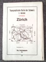 Topographische Karte der Schweiz, 1:100'000 Zurich 1936
