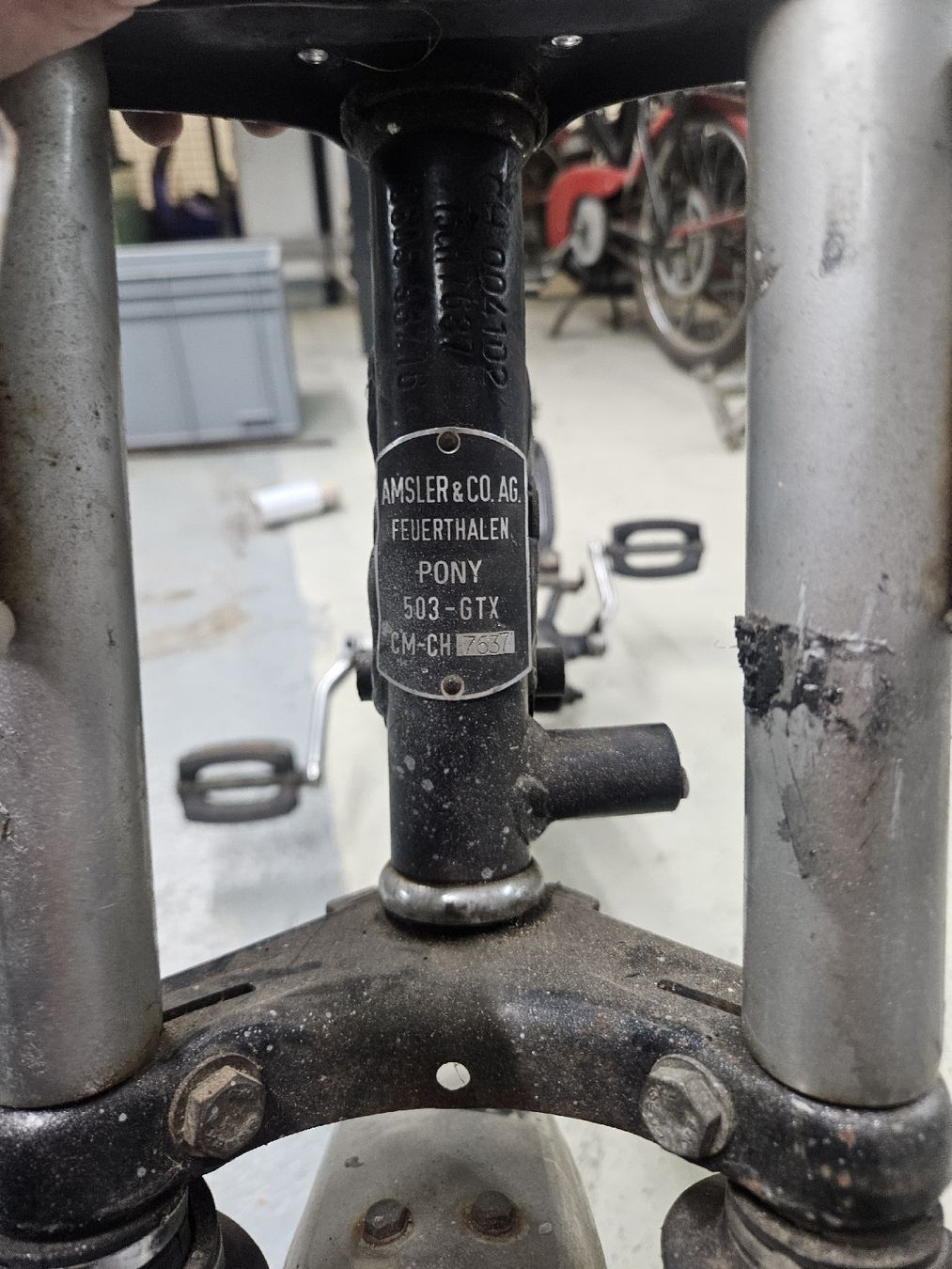 Pony Cyclomoteurs: Pony GTX Sachs 503 Rahmen  – D'occasion à Mellingen par jea_hkf9 6