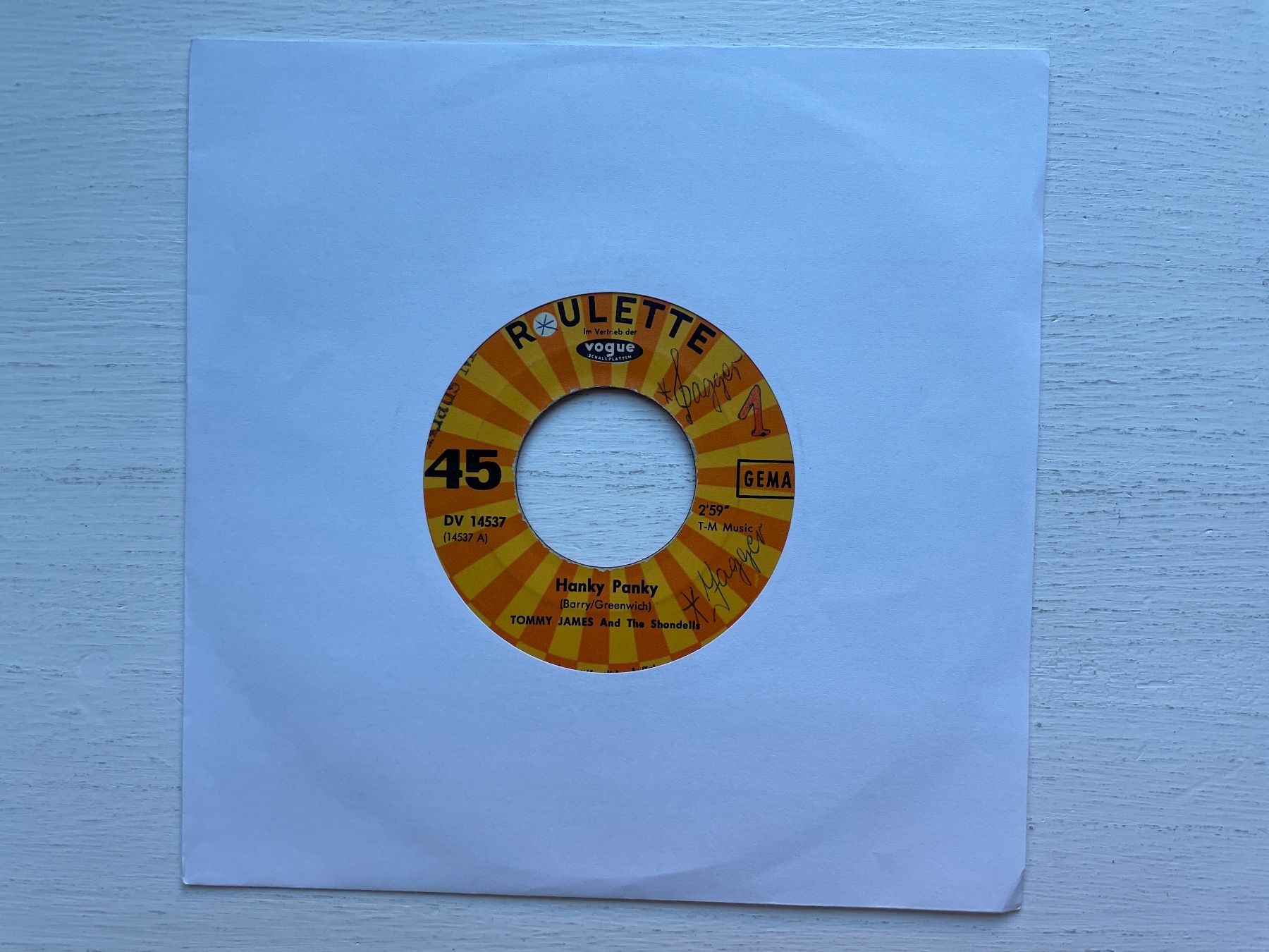 Dischi in vinile: Tommy James - Hanky Panky - 7" Single – Usato da Zürich venduto da Andy_t71