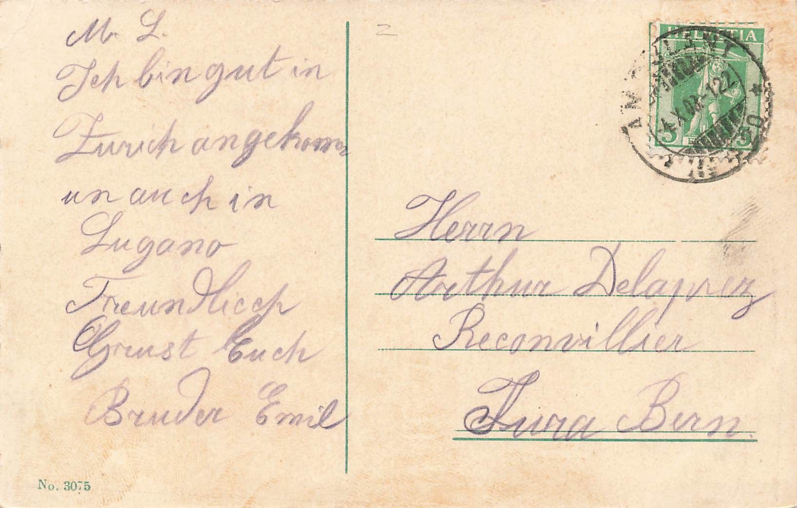 Cartoline postali: Bellinzona treno Zug – Usato da Biasca venduto da Blenio71 1