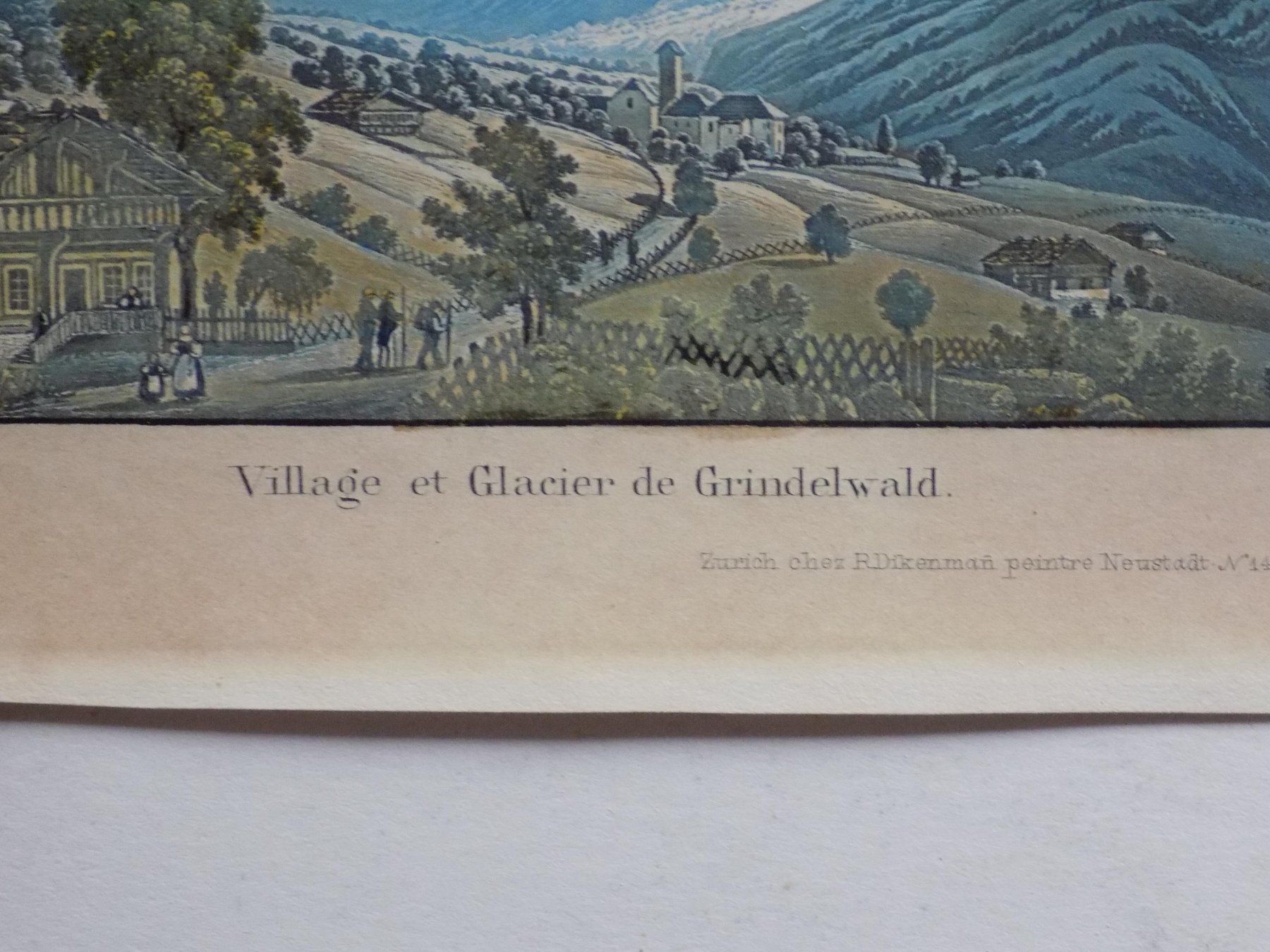 Incisioni: village de Grindelwald – Usato da Risch venduto da Rischli15 5