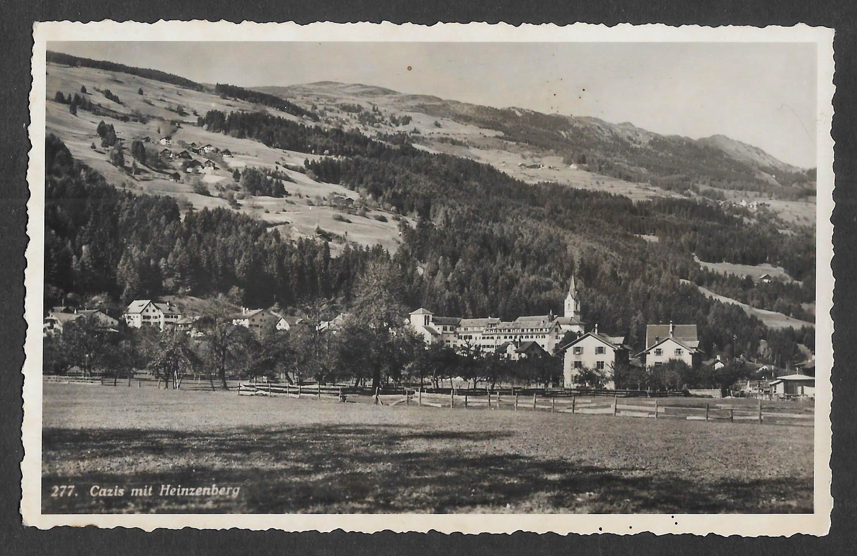 Cartoline postali: Cazis mit Heinzenberg – Usato da Olten venduto da clotaldi