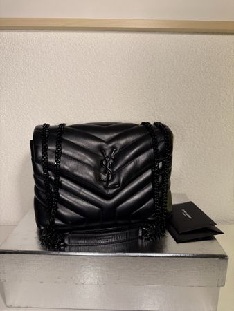 YSL Lou lou bag black