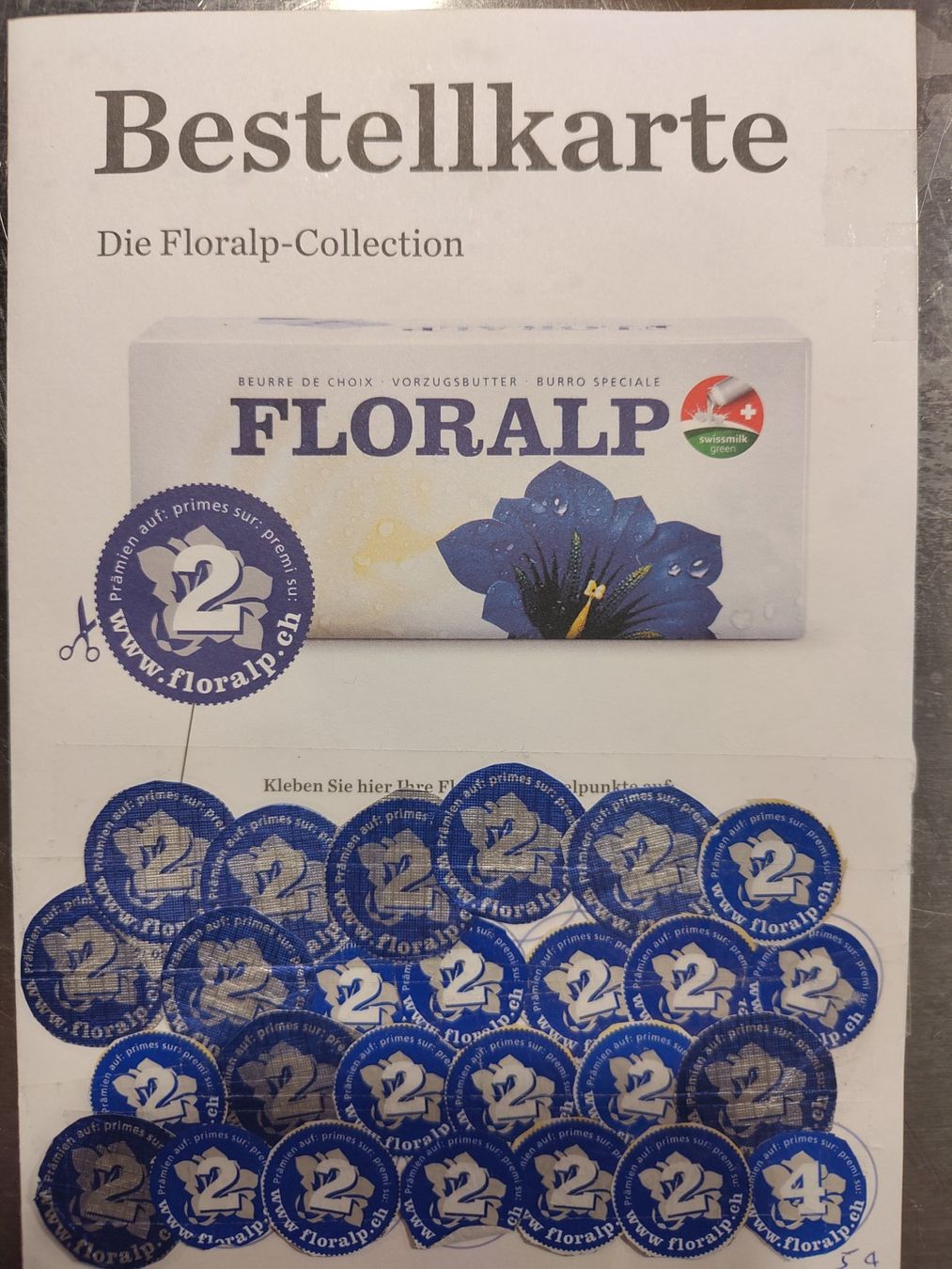 Floralp Raccolte di bollini & punti: 250 Floralp Punkte – Usato da Zürich venduto da Muellermm