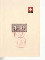 Sonderstempel S.240 Schweiz. Postmarken 100 Jahre