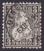 Nr. 29 mit Vollstempel GENEVE, Kat: 200.- + Kleinbefund
