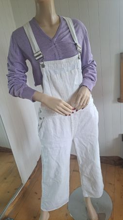 GAP Overall Dungaree Latz Hose wide leg 90s vtg S 36 Denim 