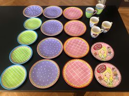 Service vaisselle Sweets for my Sweet 15 pièces bon état