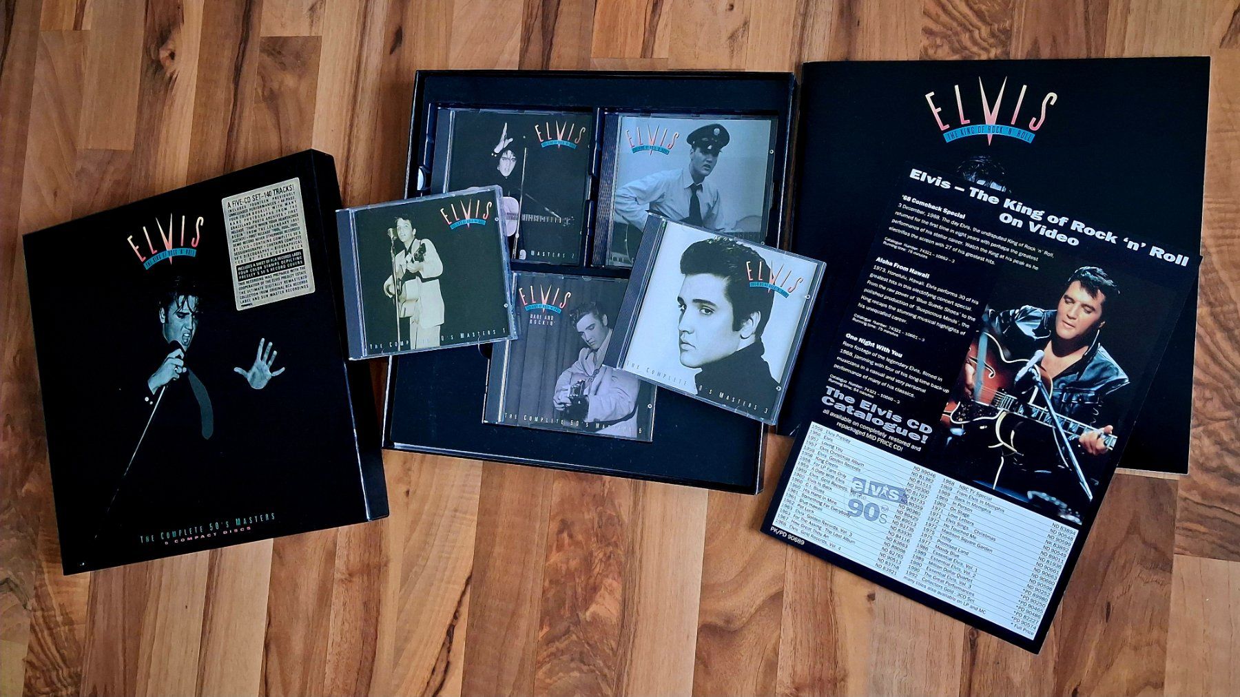 CD: Elvis - The Complete 50s & 70s Masters, 2 Boxen, 10 CD's – Usato da Wilderswil venduto da Silverybrown 1