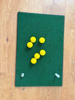 Inesis Synthetic golf tee mat/Tea set/6 foam golf balls