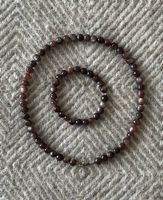 Neuwertige Mondsteinkette und Armband (Set)