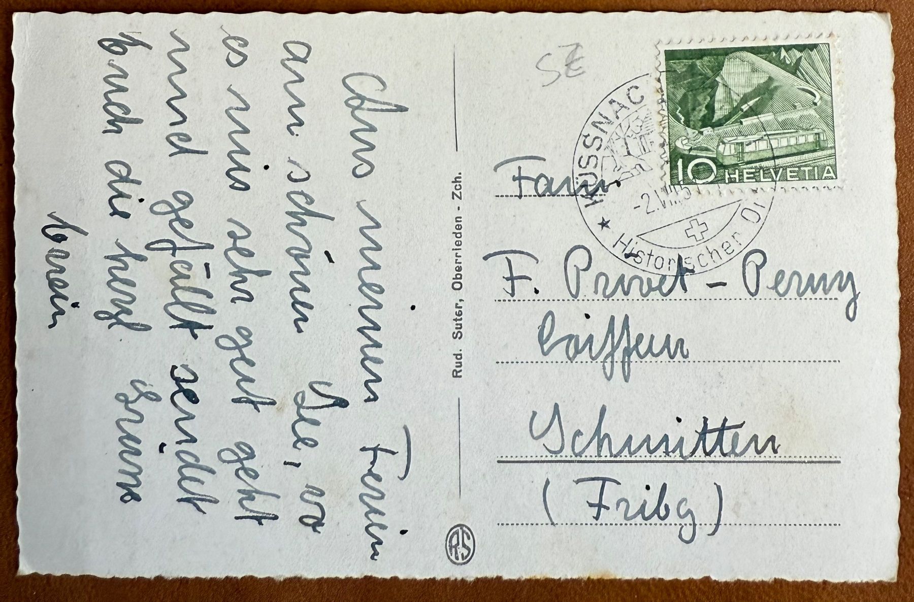 Ansichtskarten: Küssnacht a. R. 1951 – Gebraucht aus Lutry von Ediego 1