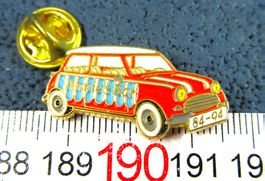 MINI AUTO PIN GEPRÄGT GOLDIG VINTAGE