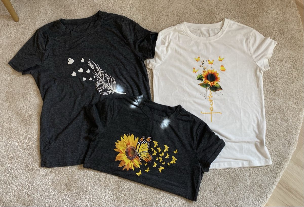 Kleiderpakete: 3 T-Shirts – Neu (gemäss Beschreibung) aus St. Peterzell von kreativnerd 1