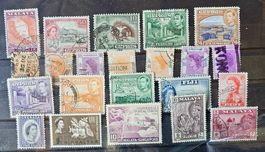 UK colonies Cyprus Malaya Hong Kong Fiji, ..