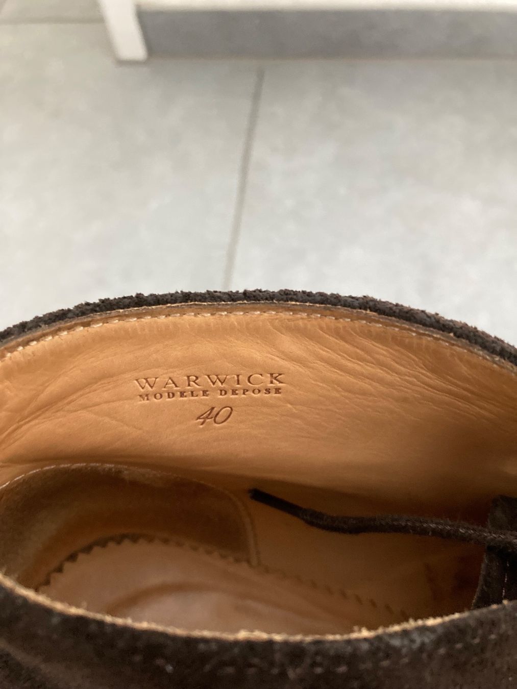 Scarpe da uomo: Wildlederschuhe braun – Usato da Rikon im Tösstal venduto da s_tenz 4