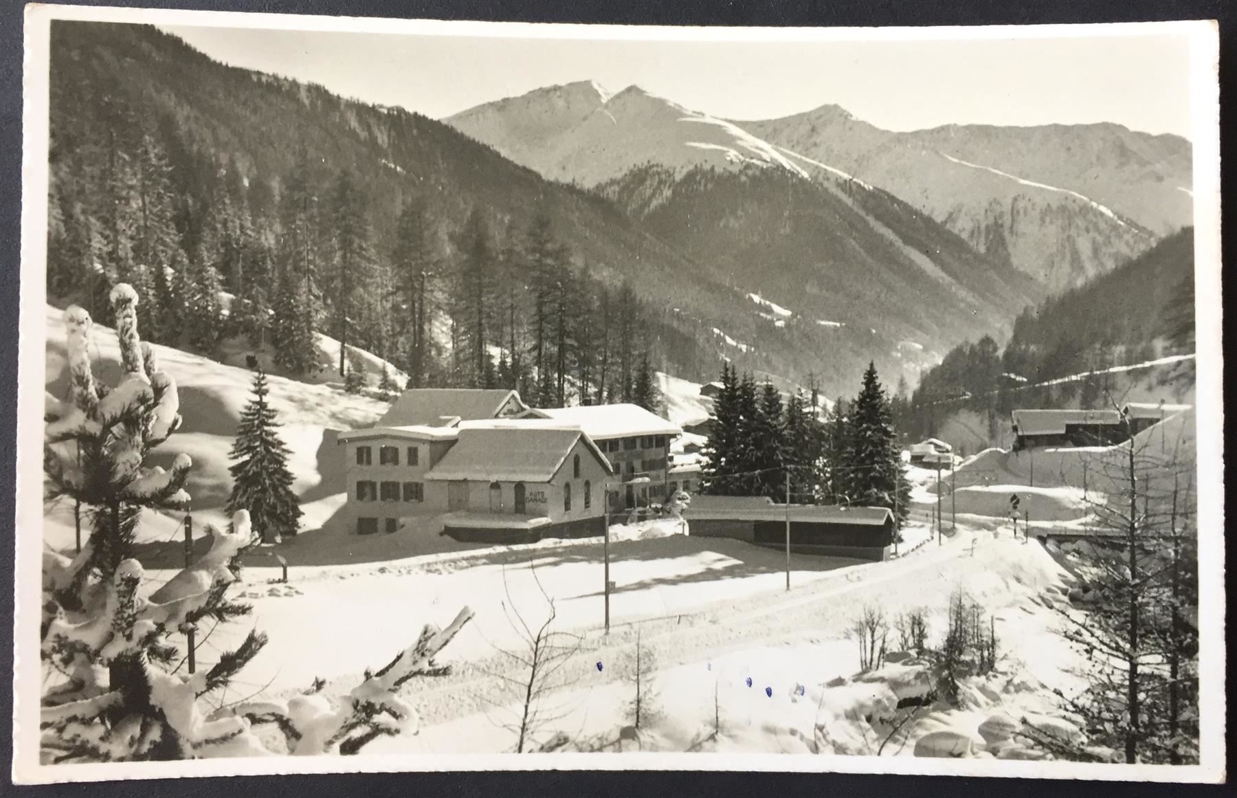 Ansichtskarten: DAVOS Spinabad Davos-Glaris – Gebraucht aus Jona von philajona