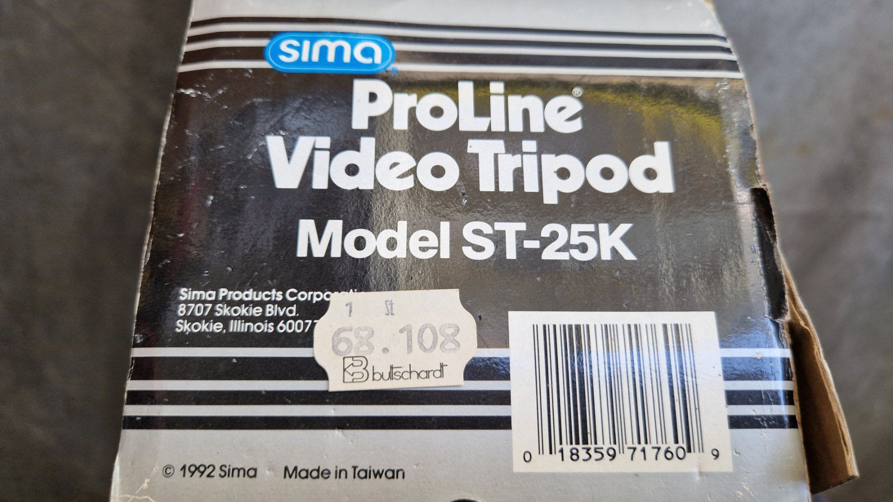 Treppiedi & Teste: SIMA ProLine Video Stativ ST-25K – Usato da Laufen venduto da nostalgie0811 3