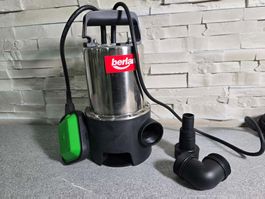 550 W Schmutzwasser Tauchpumpe Edelstahl Schmutzwasserpumpe