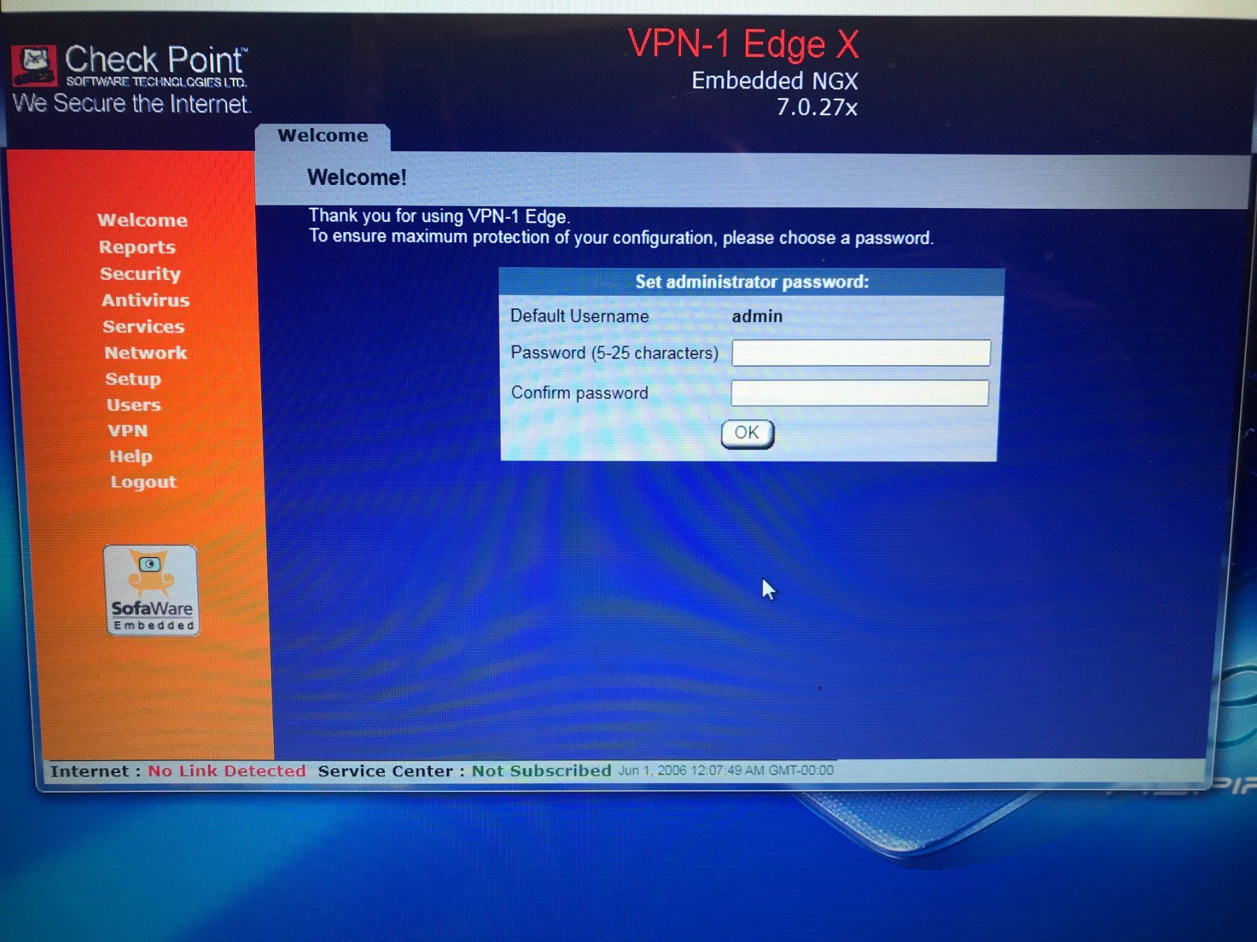 Firewall: Check Point VPN-1 Edge FireWall (Factory Reset) – Usato da Näfels venduto da Madresue 5