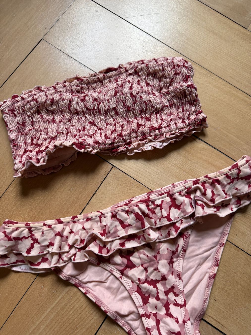 H&M Costumi da bagno & Bikini: LOVE STORIES x H&M - Bikini rosa gemustert 40 – Usato da Zürich venduto da Diazaio 1