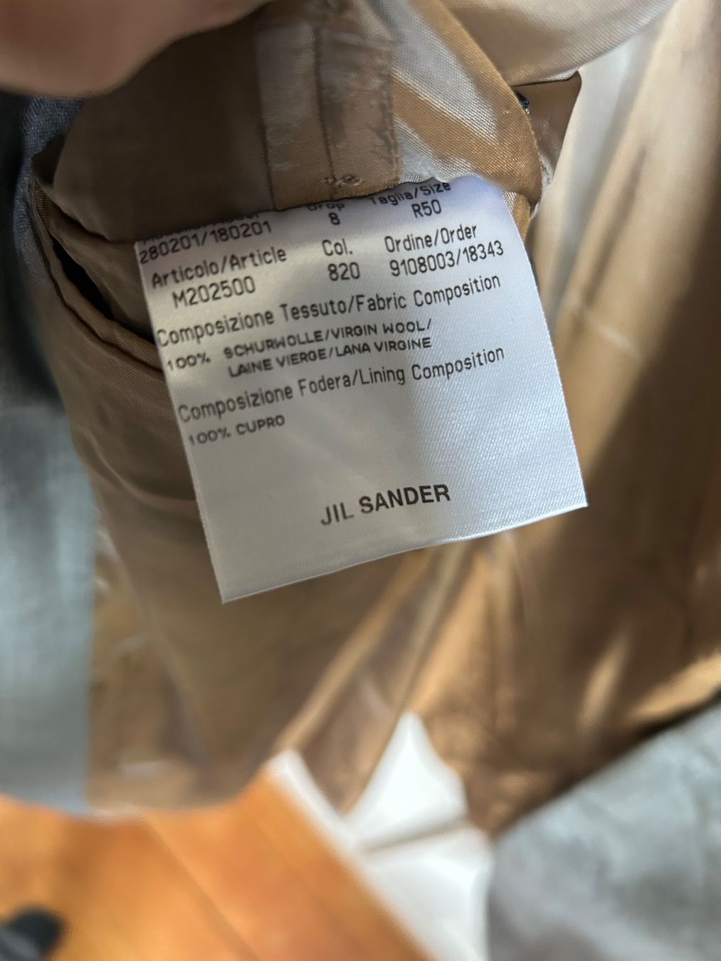 Jil Sander Jacken: Jil Sander Sakko Grau Grösse 50 – Gebraucht aus Zürich von junger_roemer 3