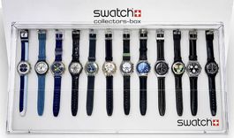 Swatch Blau Schwarz Set + Collector Box