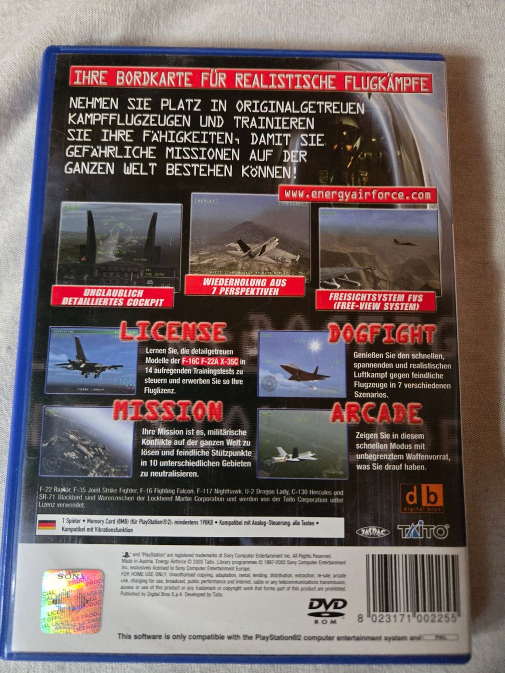 Giochi: Energy Airforce PS2 – Usato da Bussigny venduto da Kfdlt 2
