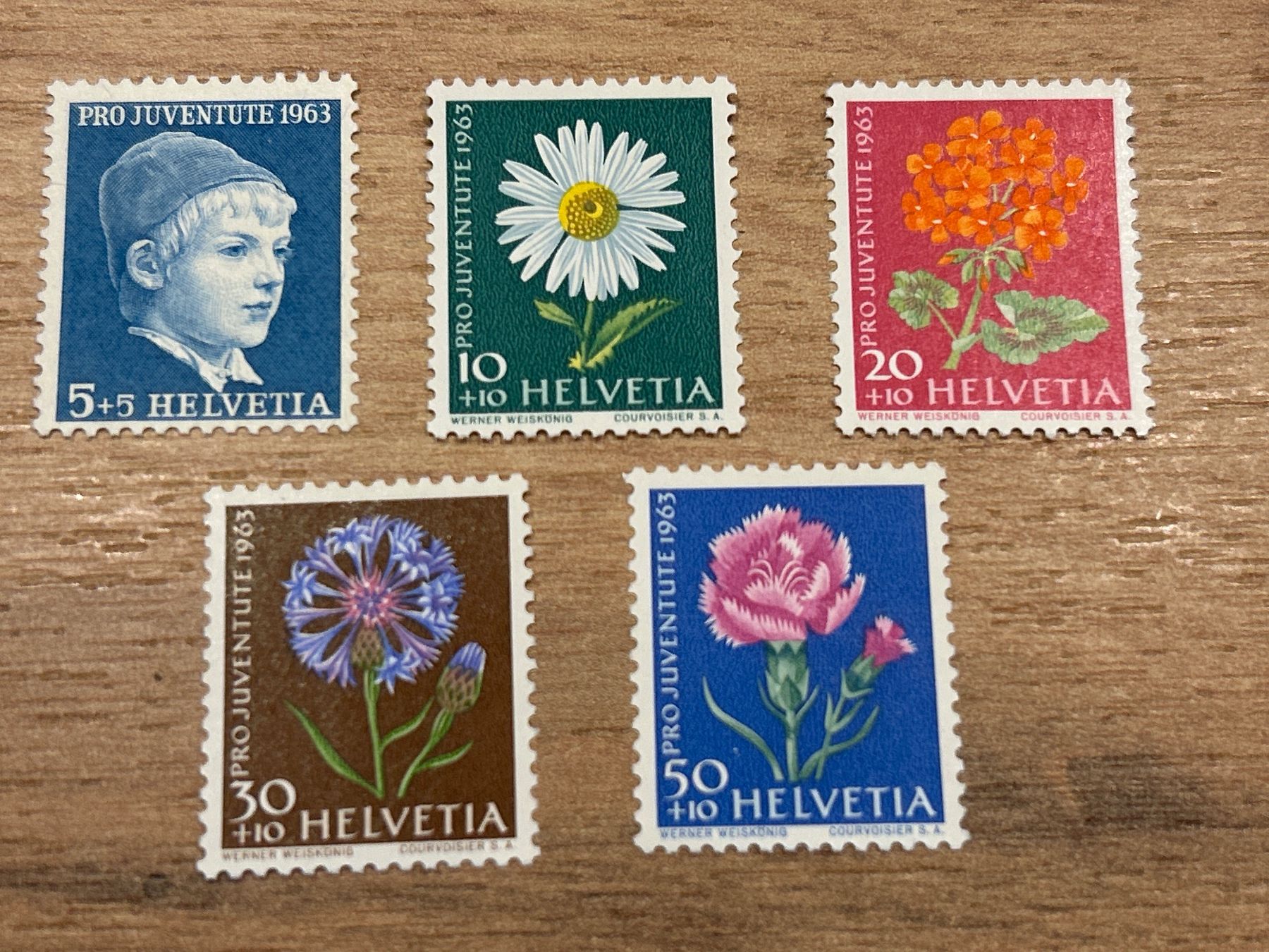 Tutti i francobolli: Briefmarke - Schweiz - Pro Juventute 1963 - postfrisch – Nuovo (secondo la descrizione) da Villnachern venduto da RicardoMary