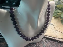 Amethyst Collier Länge 44m inkl. Silberverschluss
