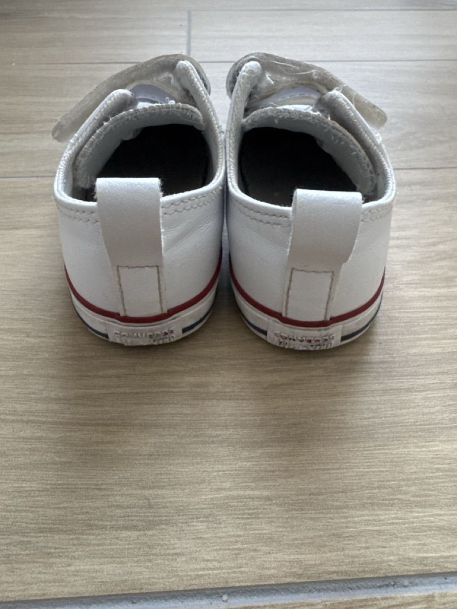 Converse Herrenschuhe: Baskets Converse blanches en cuir taille 24 – Gebraucht aus Saillon von alico 4