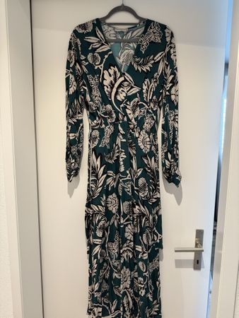 Damen Kleid MUDO COLLECTION Grösse M Blumenmuster grün