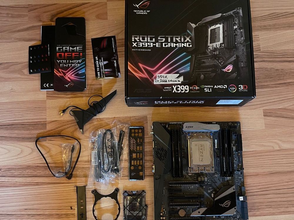AMD Threadripper 2950X + Asus ROG STRIX X399-E + 64GB RAM (Gebraucht ...