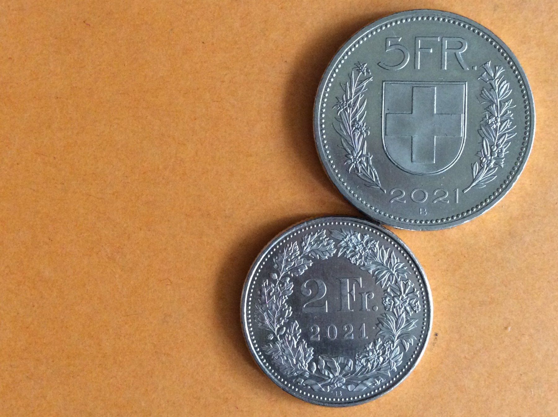 Tutti le monete: 5 + 2 francs  2021  Jolies – Usato da Genève venduto da pie_fh2d